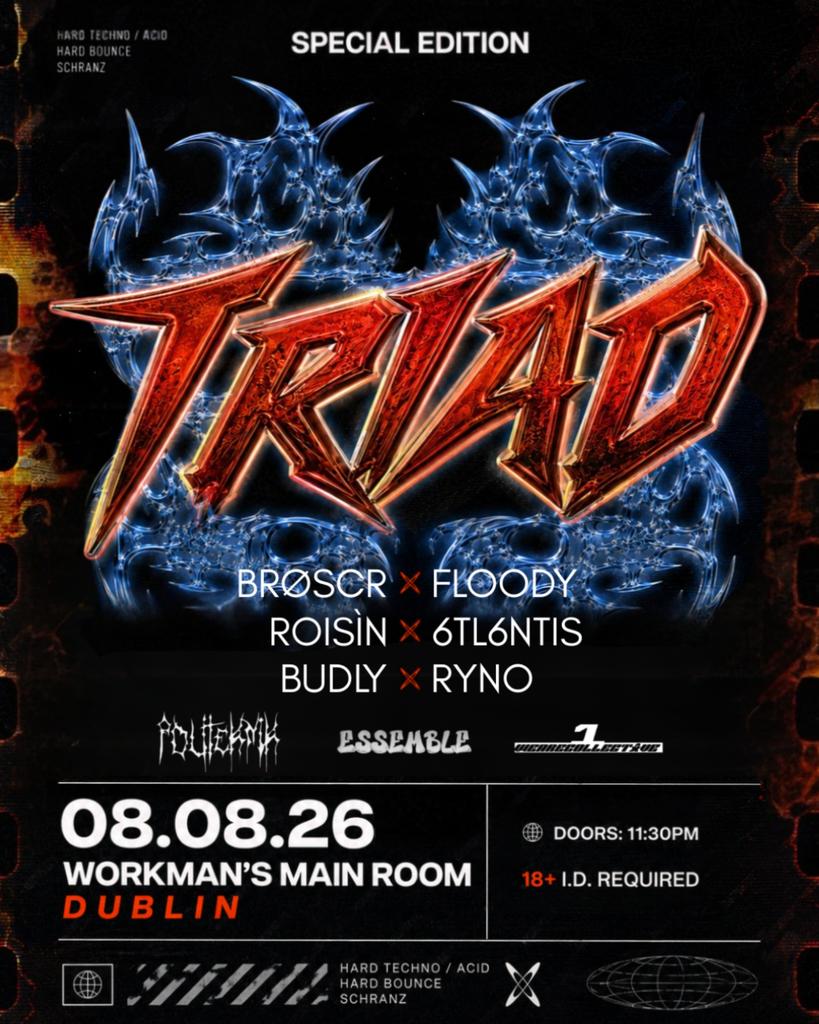 08/08 // TRIAD at The Workmans Main Room
