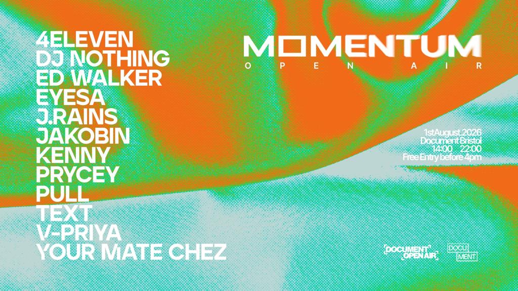 Momentum Open Air: House & Garage Day Party (FREE ENTRY)
