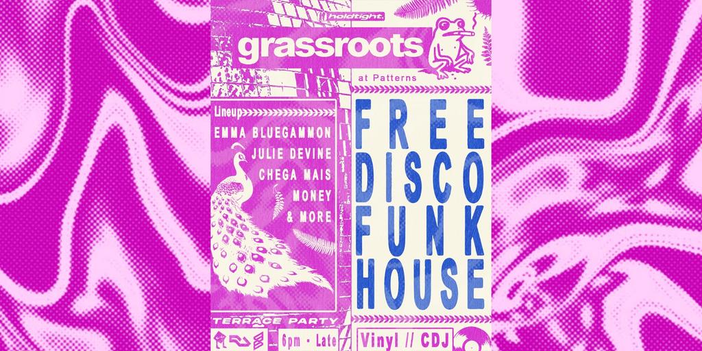 GRASSROOTS 🐸 FREE First Fridays - Disco, Funk & House - 07/08/26