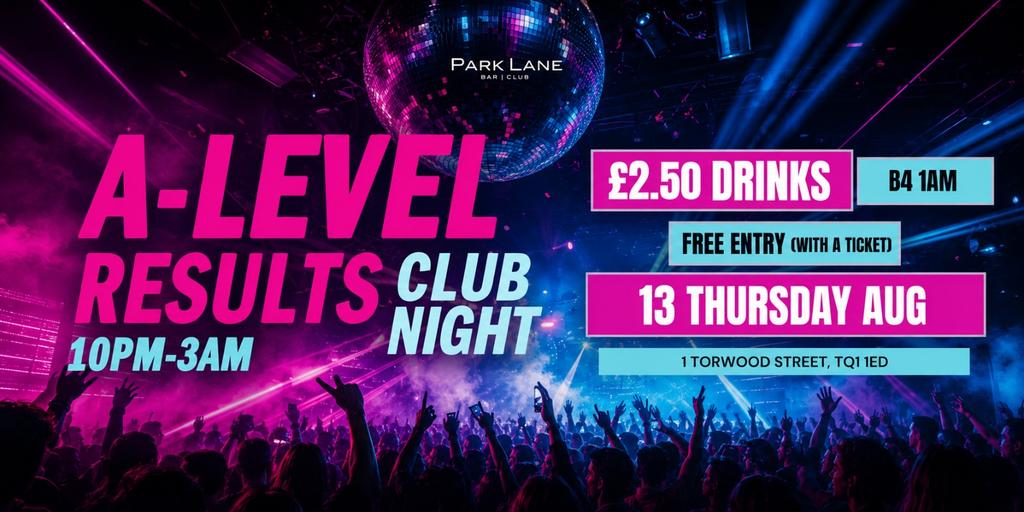 A LEVEL RESULTS NIGHT!