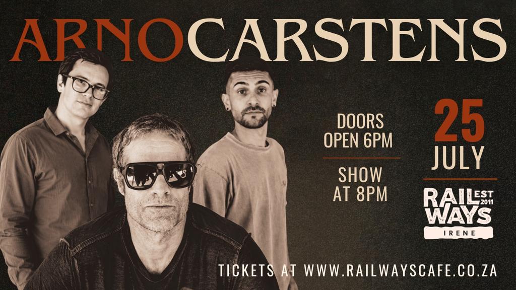 Arno Carstens at Railways Cafe