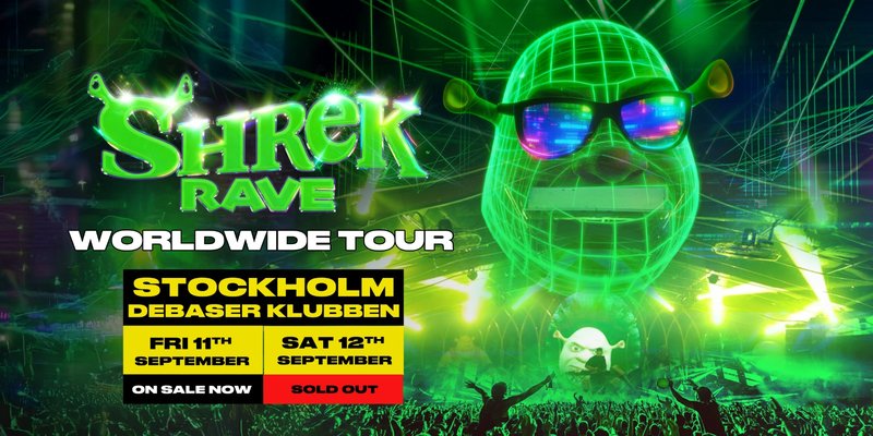 Shrek Rave Is Coming To Stockholm!