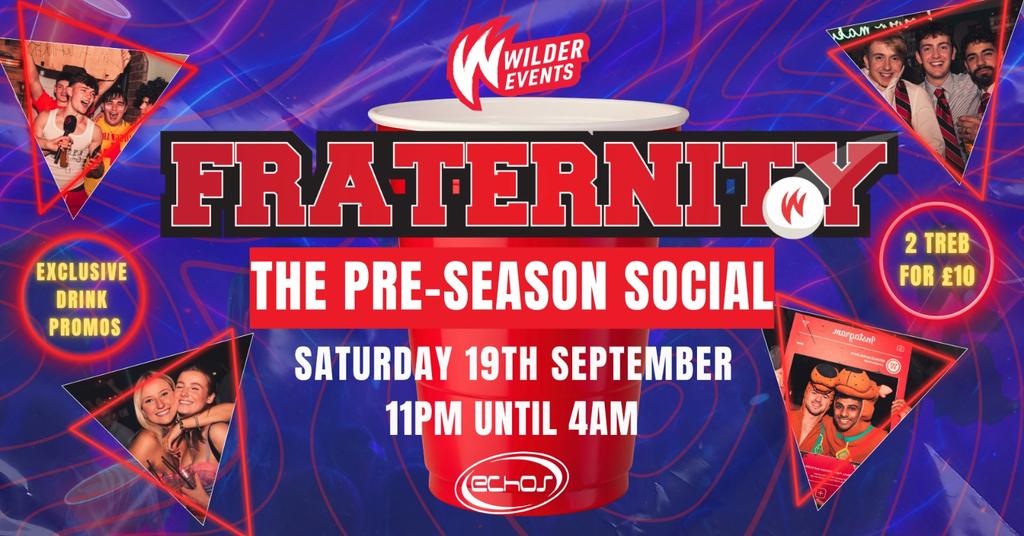 Fraternity Presents: THE PRESEASON SPECIAL 🏉🏑⛹️‍♀️🍻