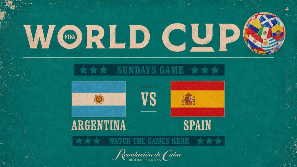 World Cup Final - Argentina VS Spain