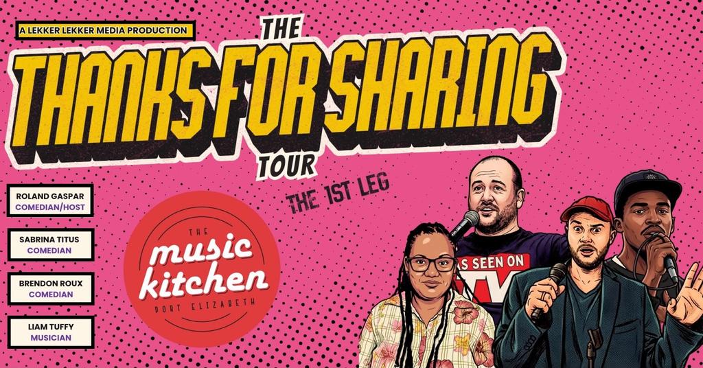 LEKKER LEKKER presents The Thanks for sharing tour