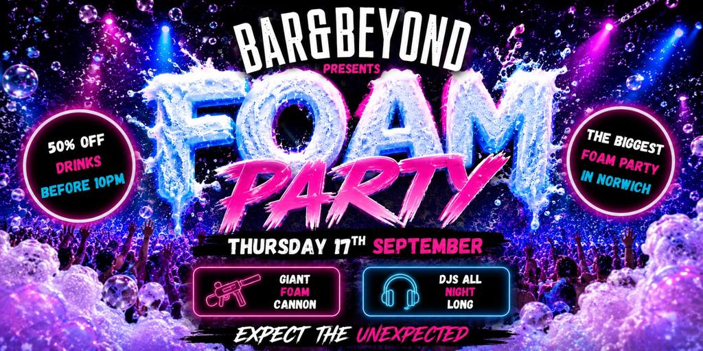 THE BIG FRESHERS FOAM PARTY