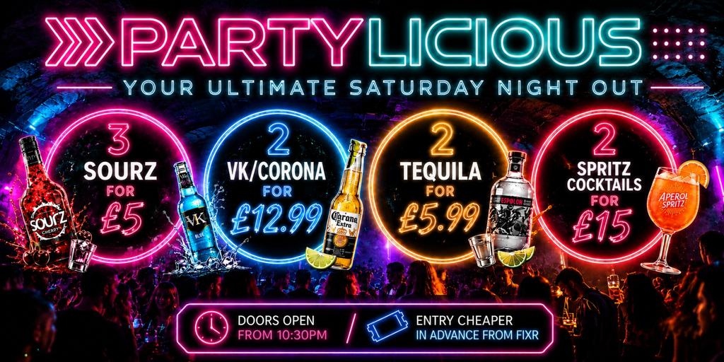 PARTYLICIOUS - Your Ultimate Saturday Night Out
