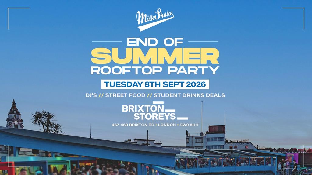 Milkshake - Summer Closing Rooftop Party ☀️🌴