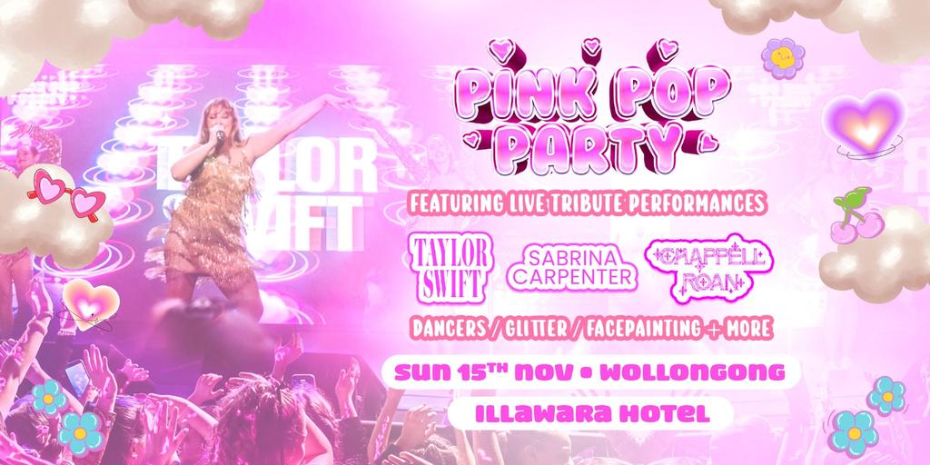 The Pink Pop Party - Wollongong