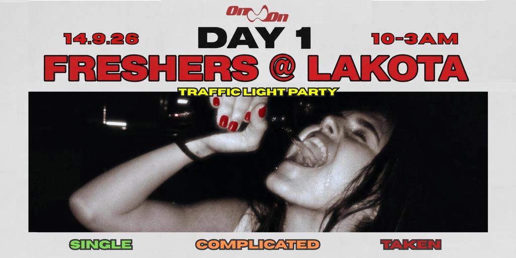 On&On Presents: DAY ONE | Traffic Light Freshers Party