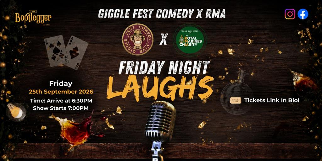 Giggle Fest Comedy Club X RMA Charity Fundraiser - 25th September 2026