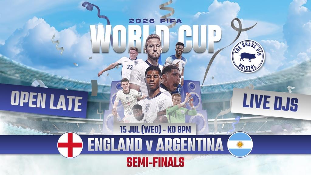 World Cup FANZONE Semi Final - ENGLAND V ARGENTINA