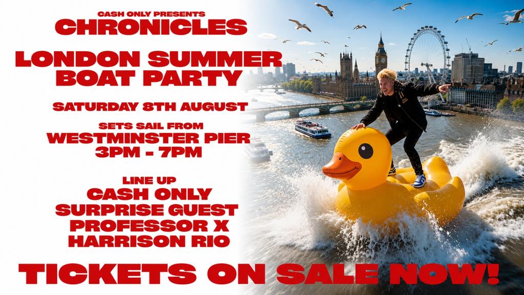 Cash Only presents: Chronicles Boat Party