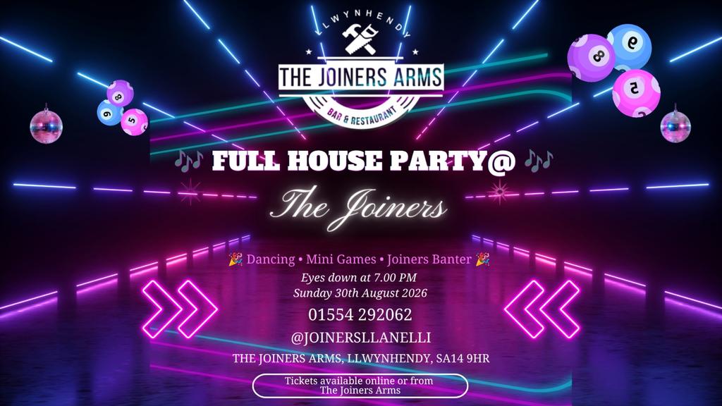 Full House Party @ The Joiners – Bank Holiday Bingo