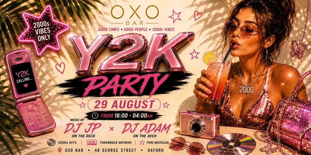 💿✨ Y2K PARTY @ OXO BAR ✨💿