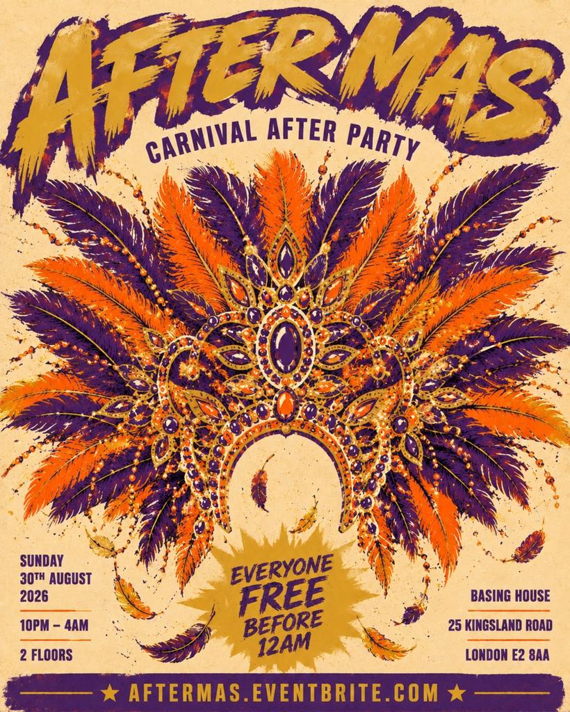 After Mas Shoreditch - Sunday Carnival After Party (Free Before 12AM)