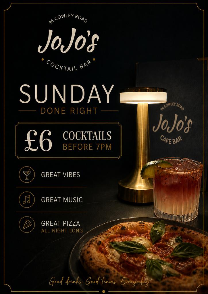 JoJo's Cocktails and Pizza Sunday