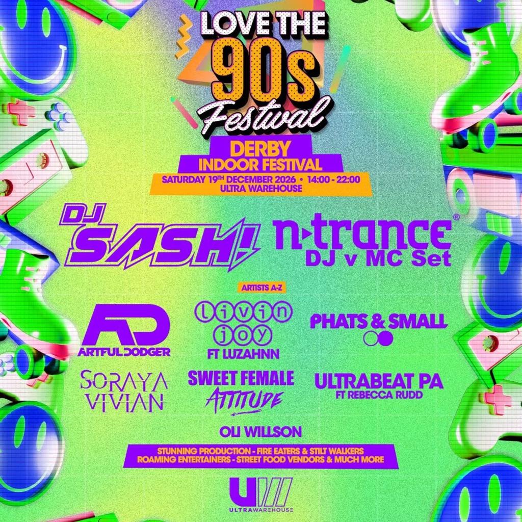 DJ SASH! & MORE | Love the 90s Festival | Ultra Warehouse