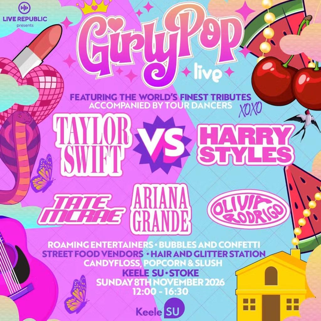 GirlyPop Live - Harry Styles VS Taylor Swift | Keele SU