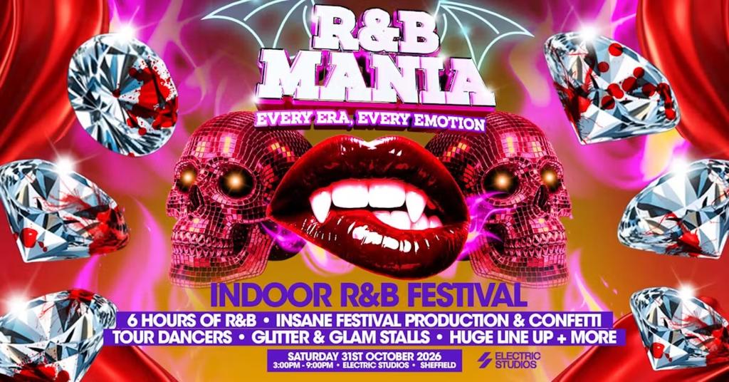 RNB MANIA | Sheffield's Ultimate Halloween R&B Day Party