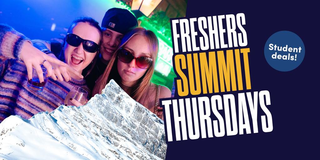 BARBARA'S CARDIFF FRESHERS 2026: SUMMIT THURSDAYS
