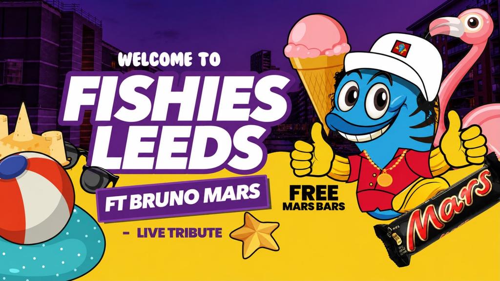 Fishies Leeds Week 1 Special Ft Bruno Mars (Tribute) Free Mars Bars
