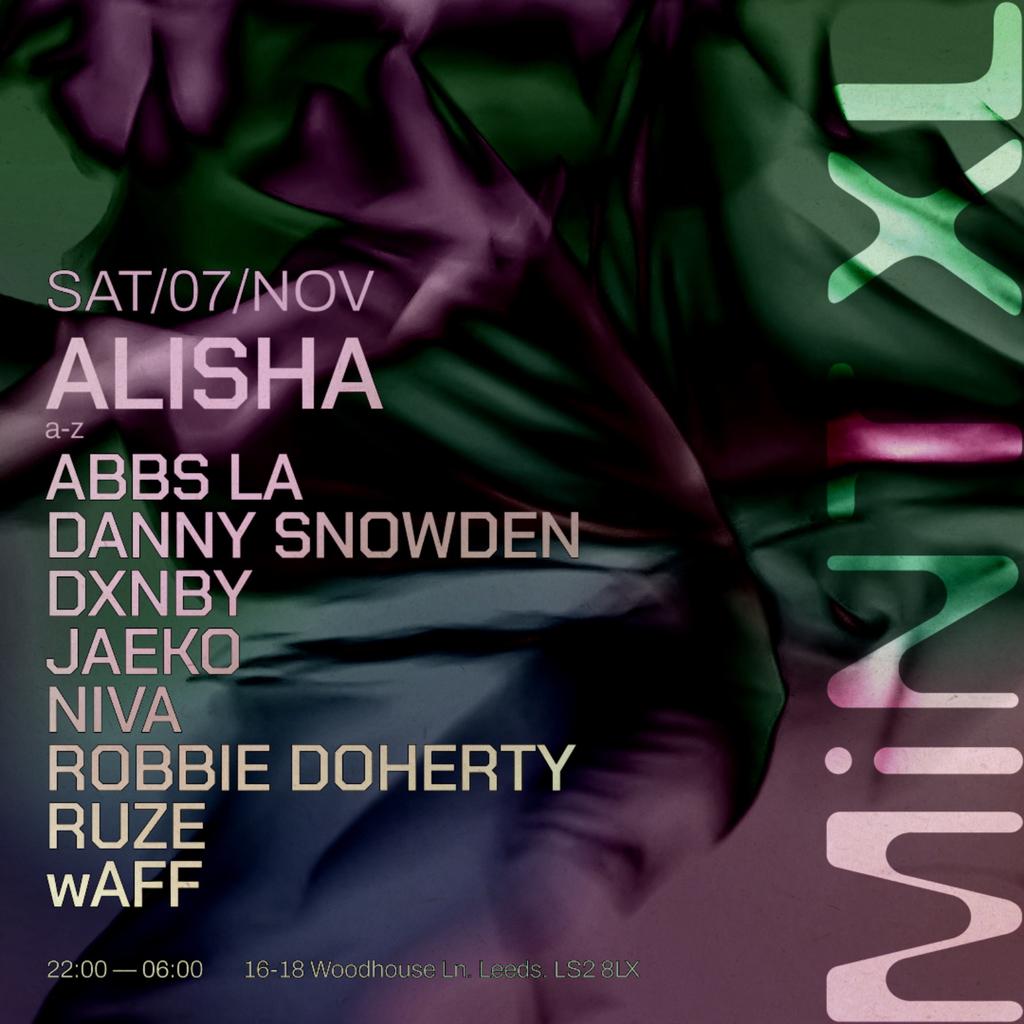 MiNT XL presents ALISHA+ more