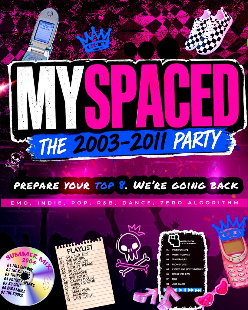 MYSPACED - The 2003-2011 Party (Inverness)