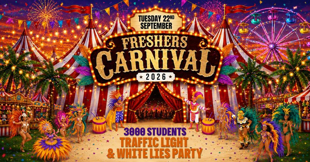 🎡🎟️ FRESHERS CARNIVAL 🎡🎟️ | 🟢🟠🔴 TRAFFIC LIGHT & WHITE LIES PARTY 🔴🟠🟢 NEWCASTLE'S ONLY SUPERCLUB DIGITAL | 3000+ STUDENTS | NORTHUMBRIA FRESHERS TOUR | NIGHT TWO