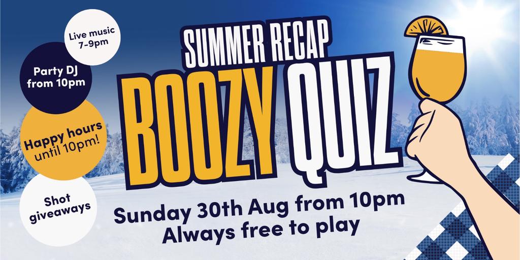 Bank Holiday Sunday & Summer Recap Quiz!