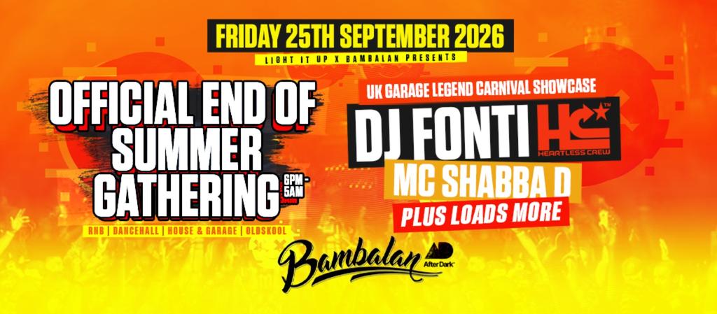 END OF SUMMER GATHERING