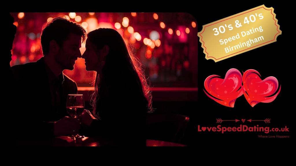 Speed Dating Singles Night Ages 30's & 40's Birmingham