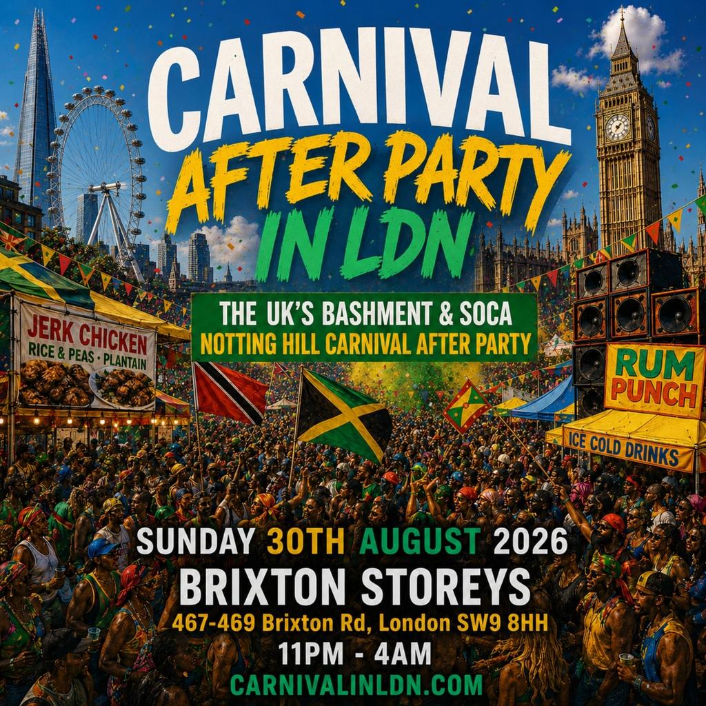 CARNIVAL IN LONDON: Carnival After Party in Brixton