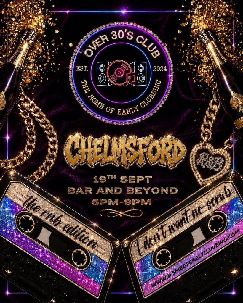 Over 30s' Club Presents Daytime Disco - Chelmsford [RNB Ed]