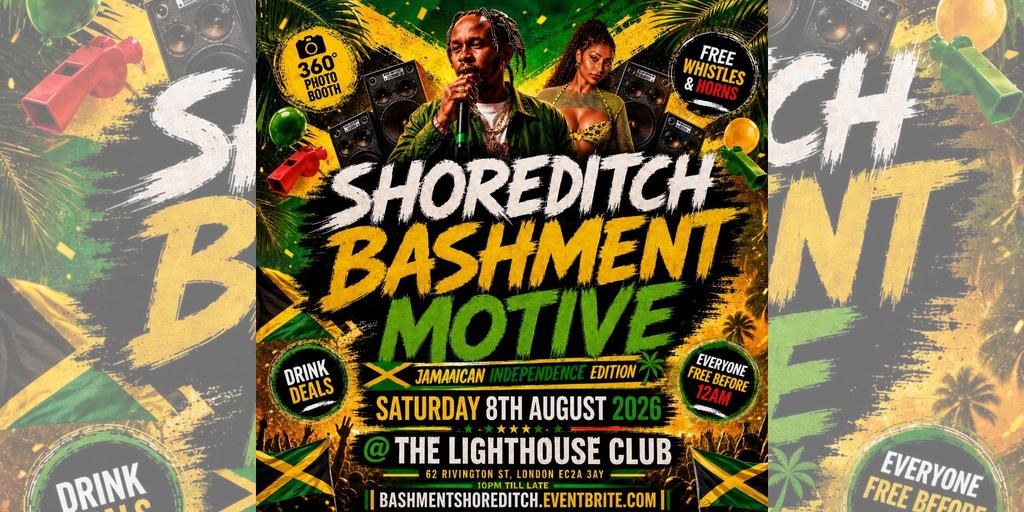 Shoreditch Bashment Motive - Everyone Free Before 12AM