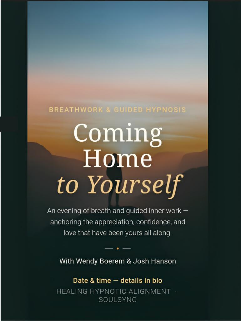 Coming Home to Yourself: A Breathwork and Inner Resources Hypnosis