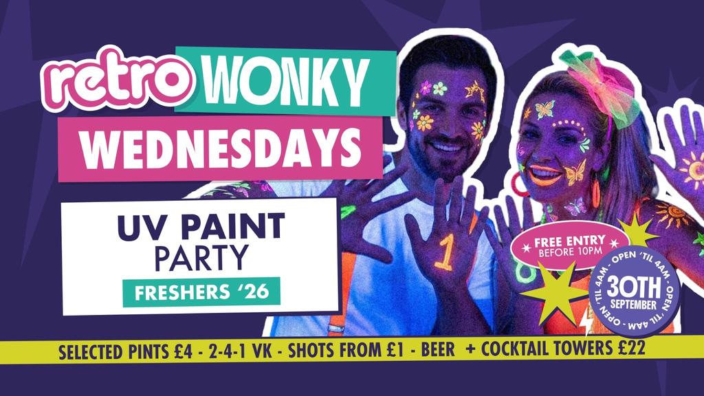 Freshers 2026 - UV Paint Party