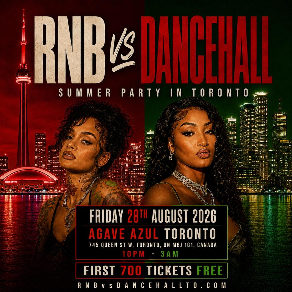 RNB vs DANCEHALL - SUMMER PARTY IN TORONTO