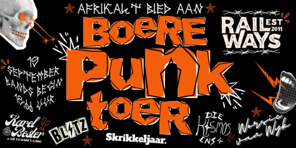 Afrikalt bied aan: Boere Punk Toer