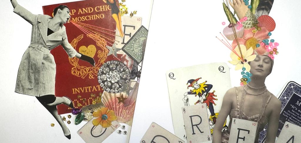 Paper Collage x Embroidery Workshop at The Chamberlain Hotel, Aldgate