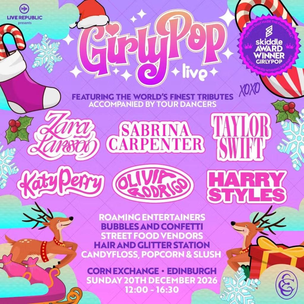 GirlyPop Live's Xmas Era | Corn Exchange, Edinburgh