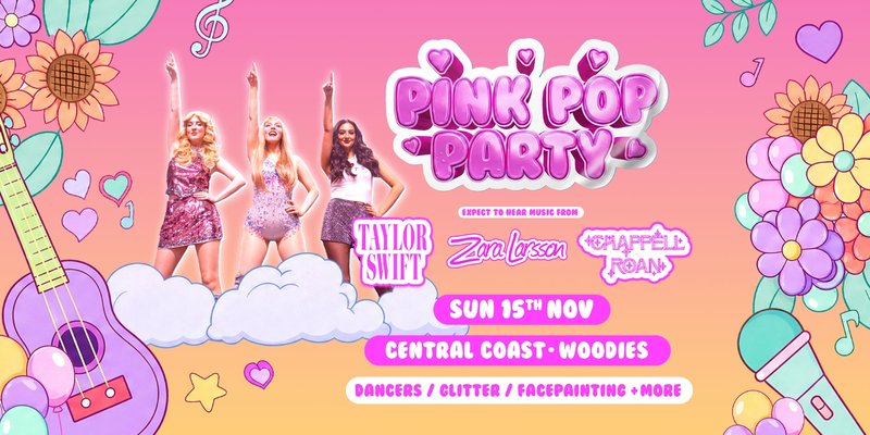The Pink Pop Party - Central Coast