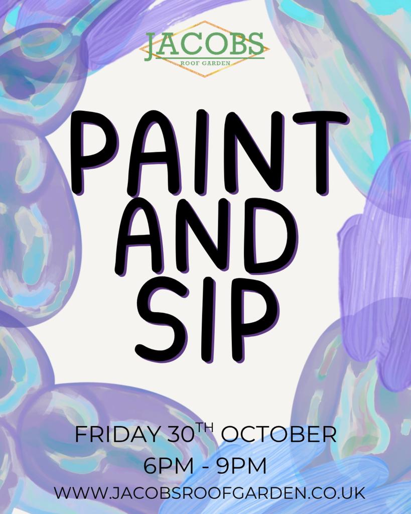 Paint and sip Halloween special!
