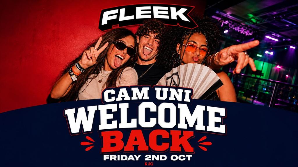 Fleek Cam Uni Welcome Back Party