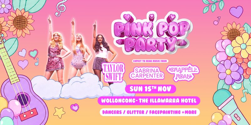 The Pink Pop Party - Wollongong