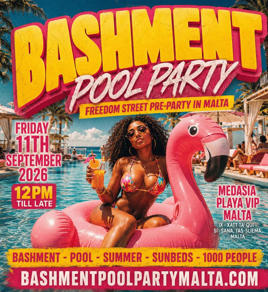 BASHMENT POOL PARTY - Freedom Street Pre-Pool Party MALTA