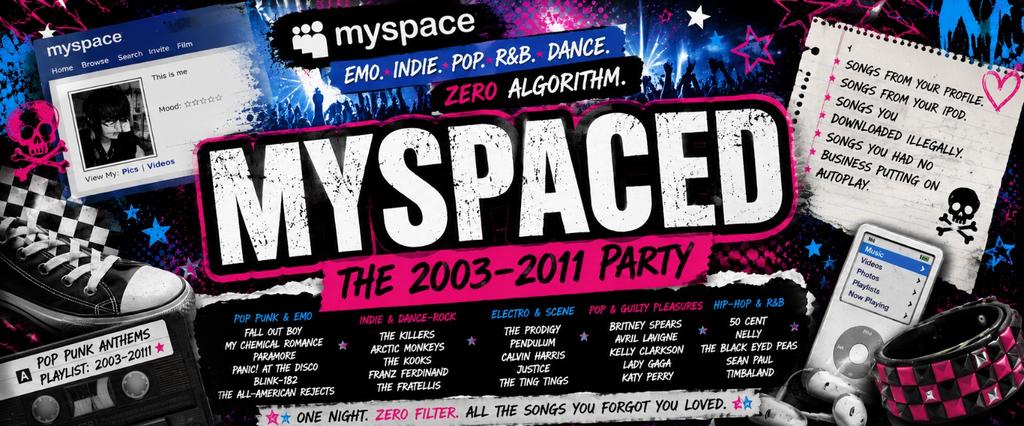 MYSPACED - The 2003-2011 Party (Oban)