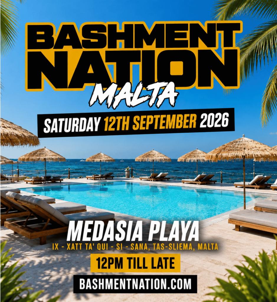 BASHMENT NATION MALTA - Freedom Street Pre-Pool Day Party
