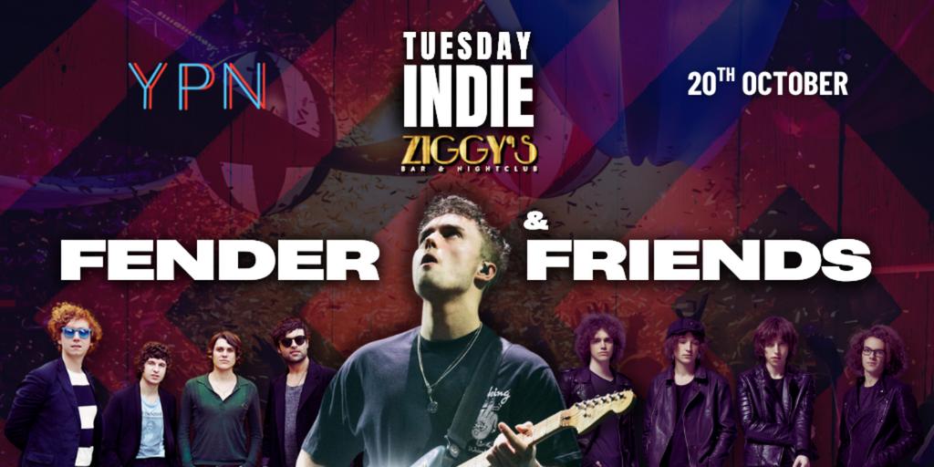 Tuesday Indie at Ziggys FENDER & FRIENDS