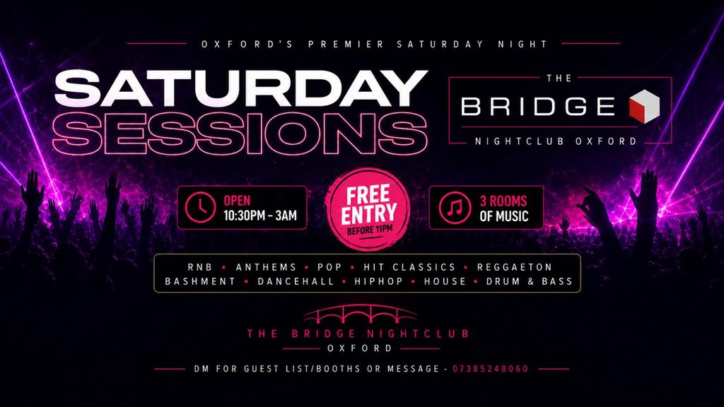 Saturday Sessions at Bridge nightclub